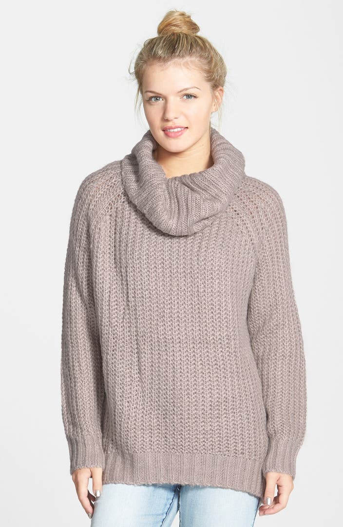 Dreamers by Debut Cowl Neck Sweater (Juniors) | Nordstrom