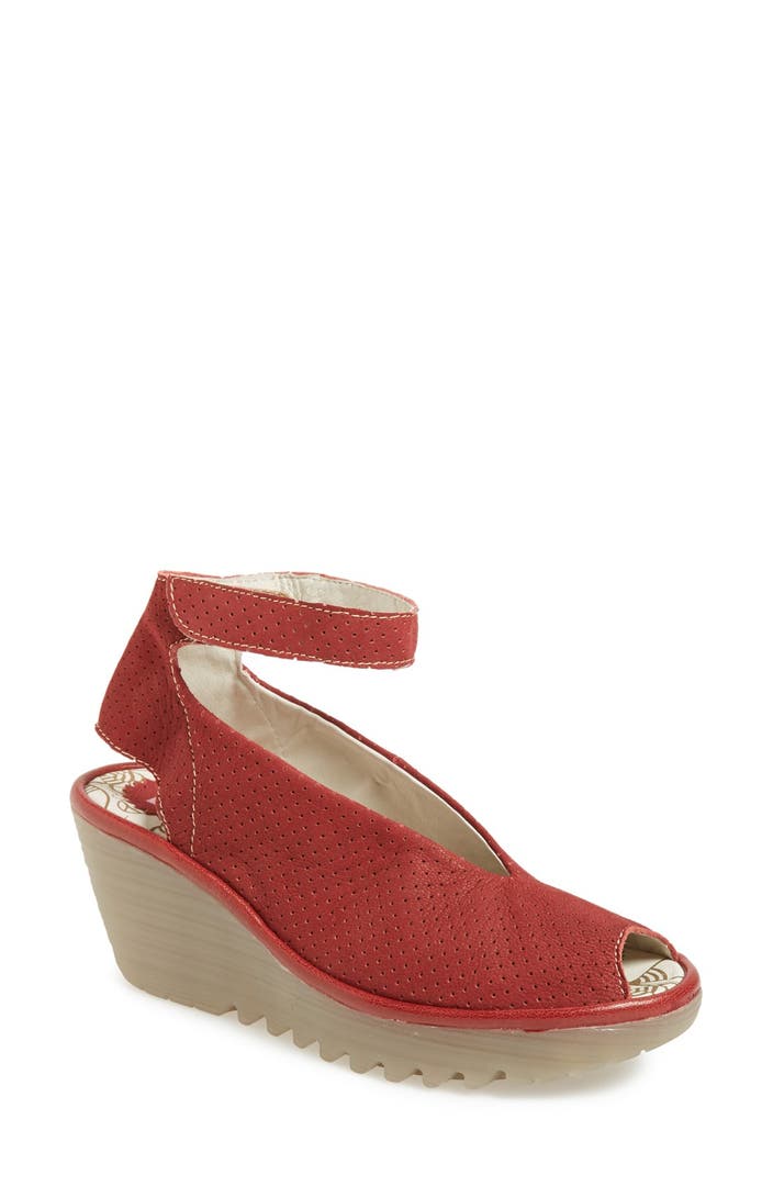 Fly London 'Yala' Perforated Leather Sandal | Nordstrom