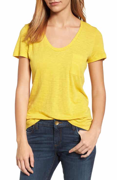 Yellow Tops for Women | Nordstrom