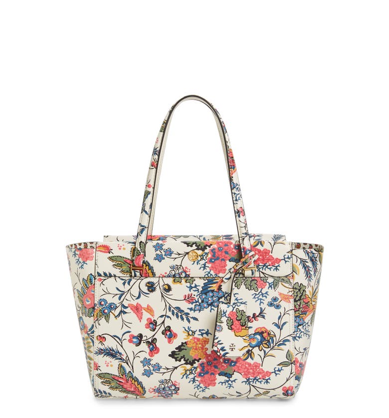 Tory Burch Small Parker Floral Leather Tote | Nordstrom