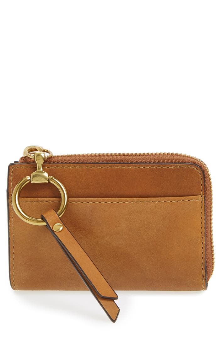 Frye Small Ilana Harness Leather Zip Wallet | Nordstrom