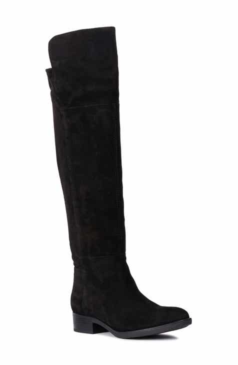 black suede knee high boots | Nordstrom
