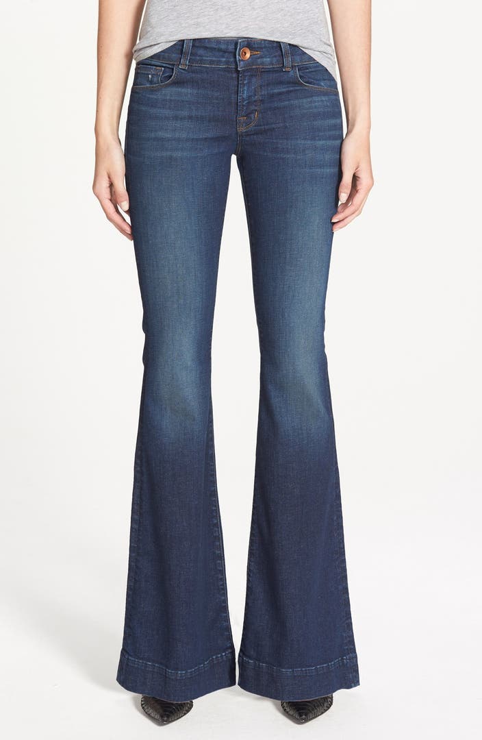 J Brand 'Love Story' Flare Jeans (Trouble) (Nordstrom Exclusive ...