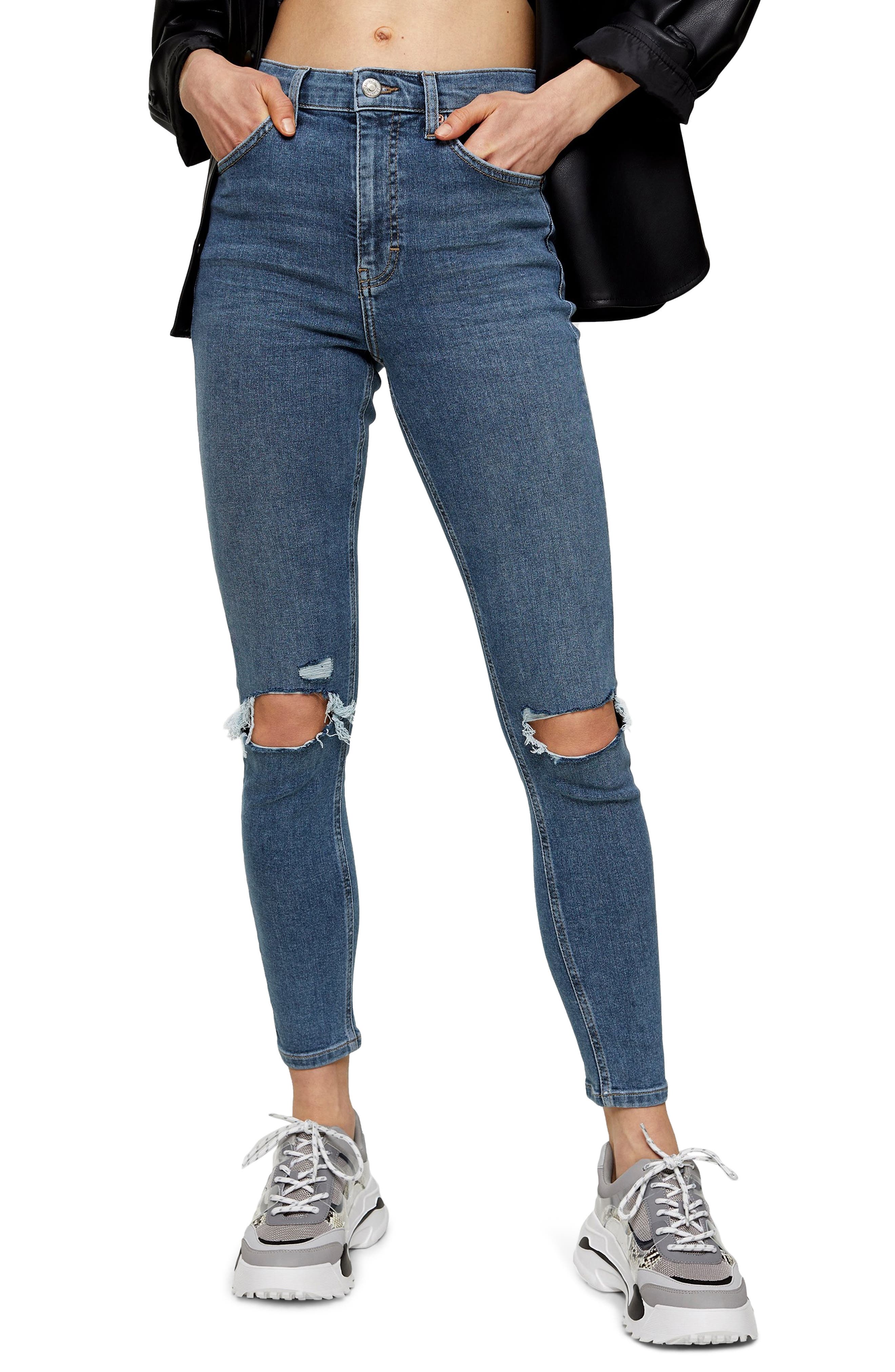 designer cropped jeans