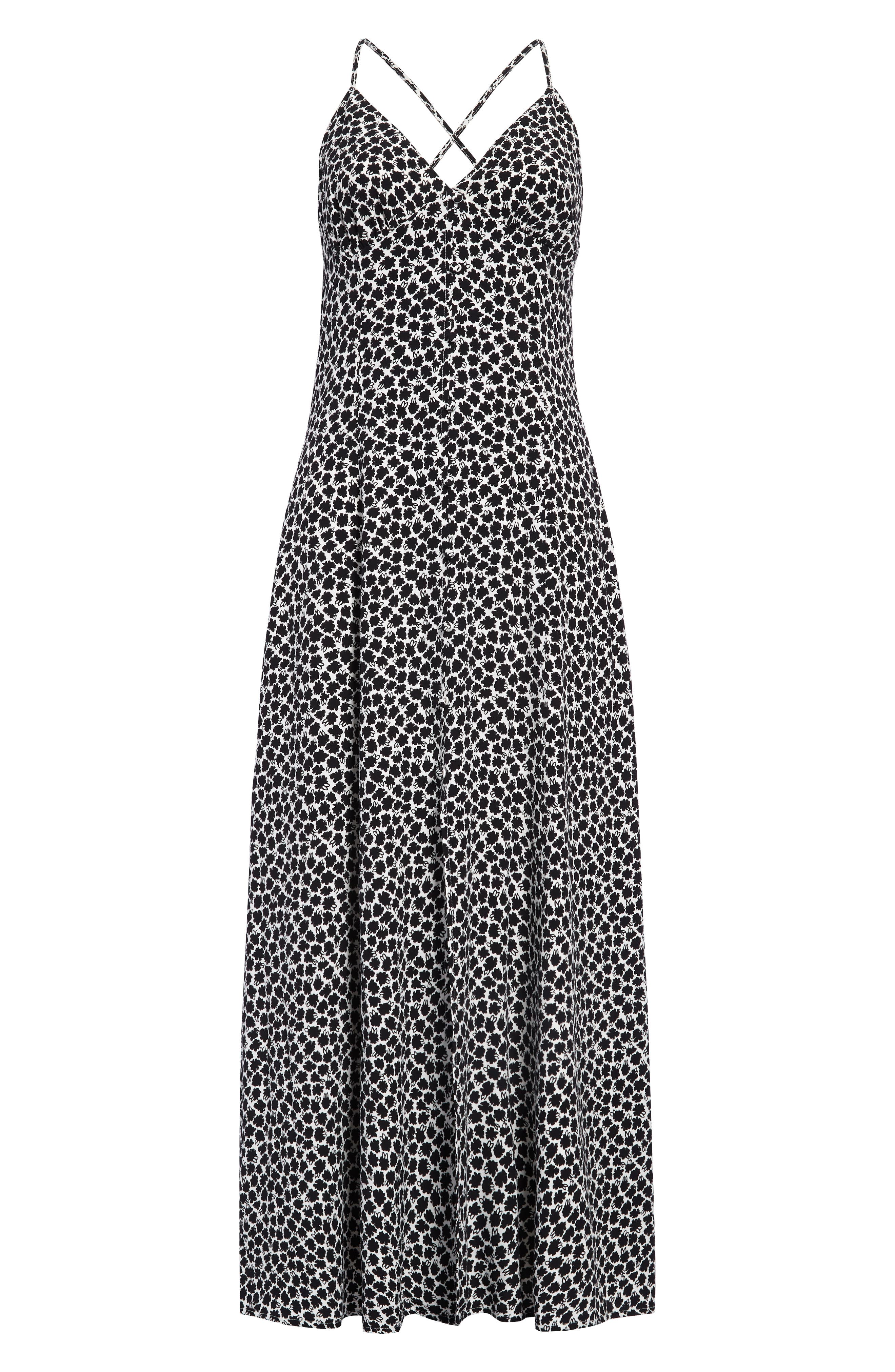 nordstrom black and white dress