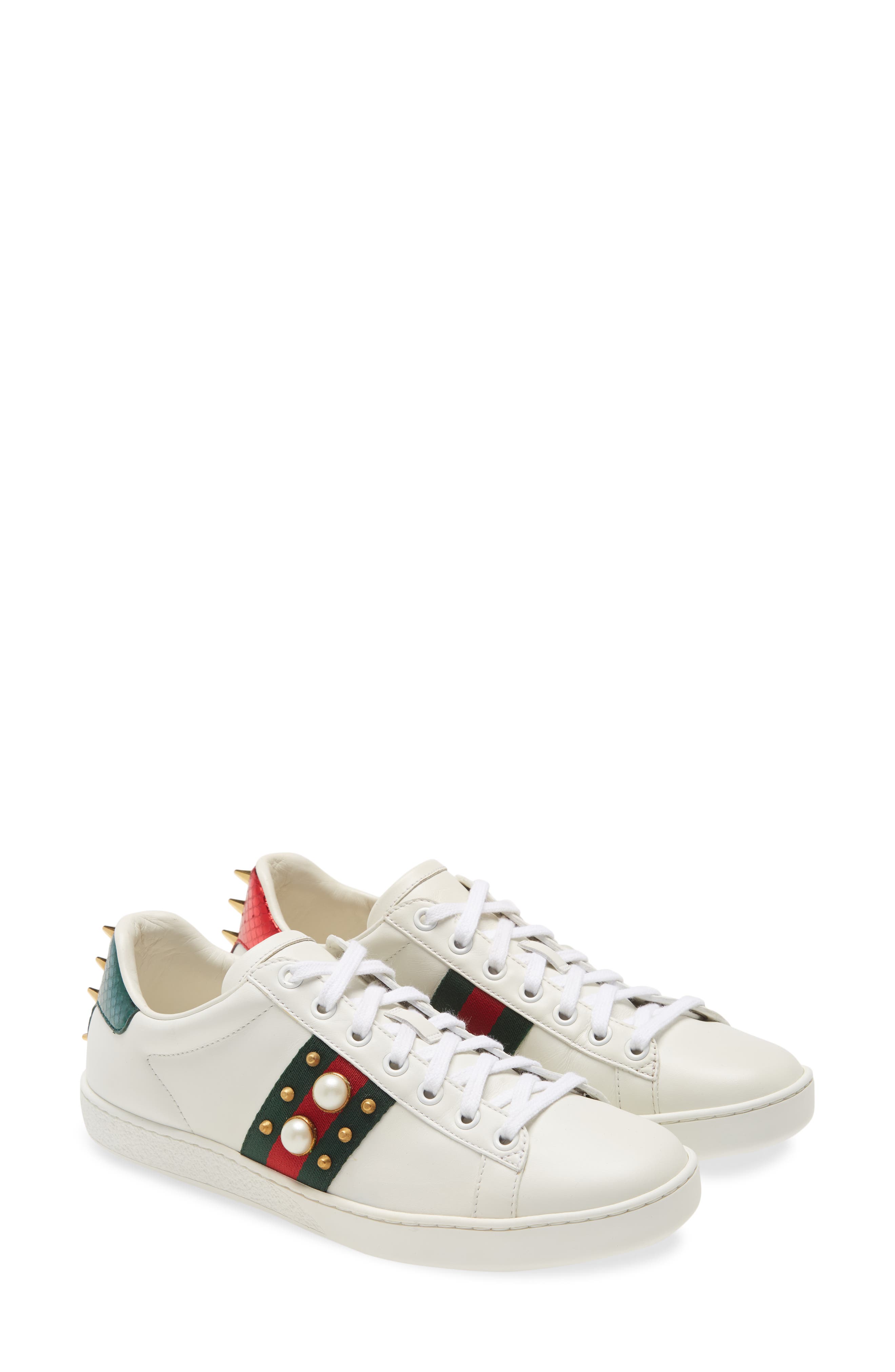 white gucci sneakers womens