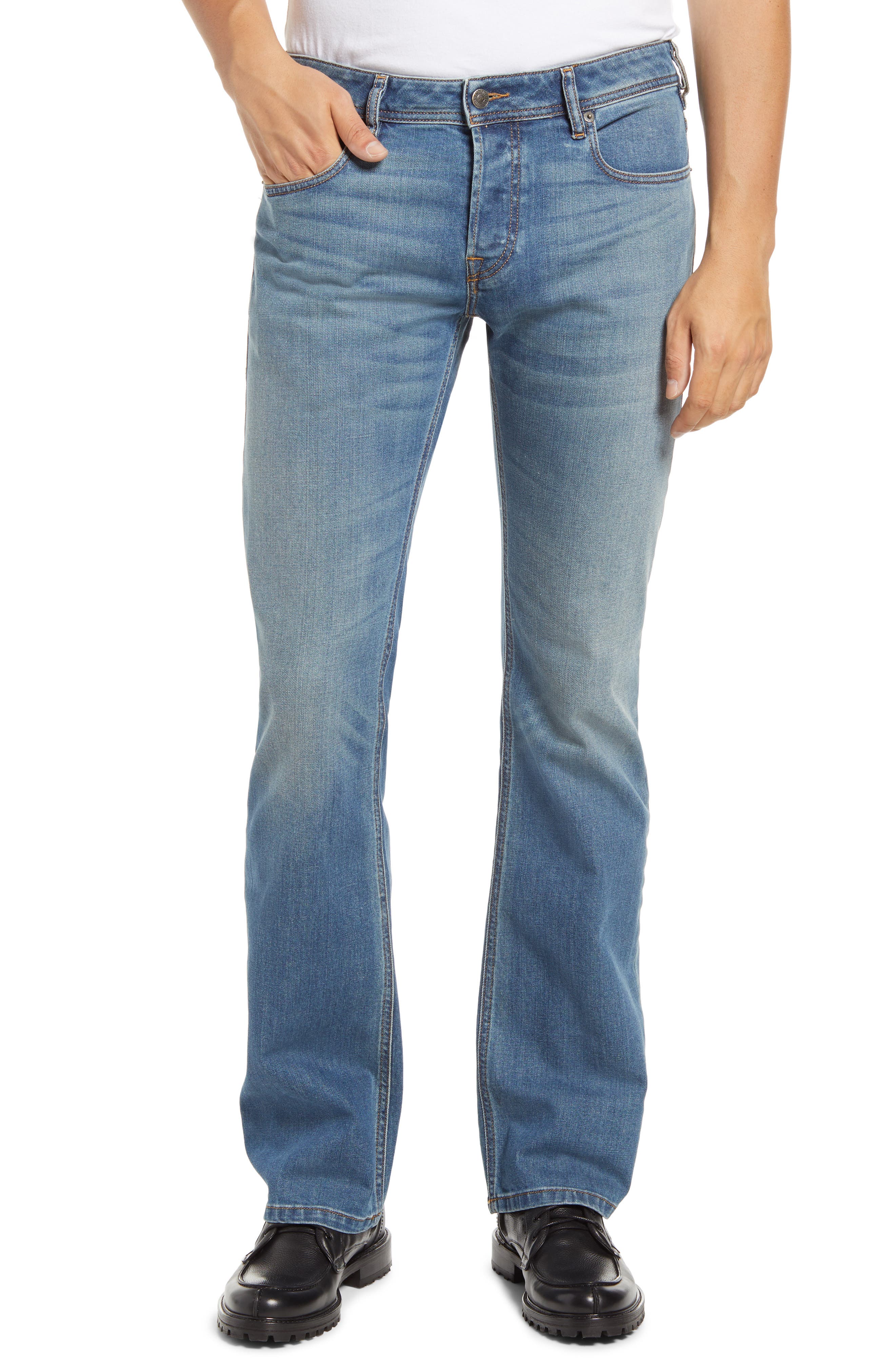 mens bootcut jeans stretch