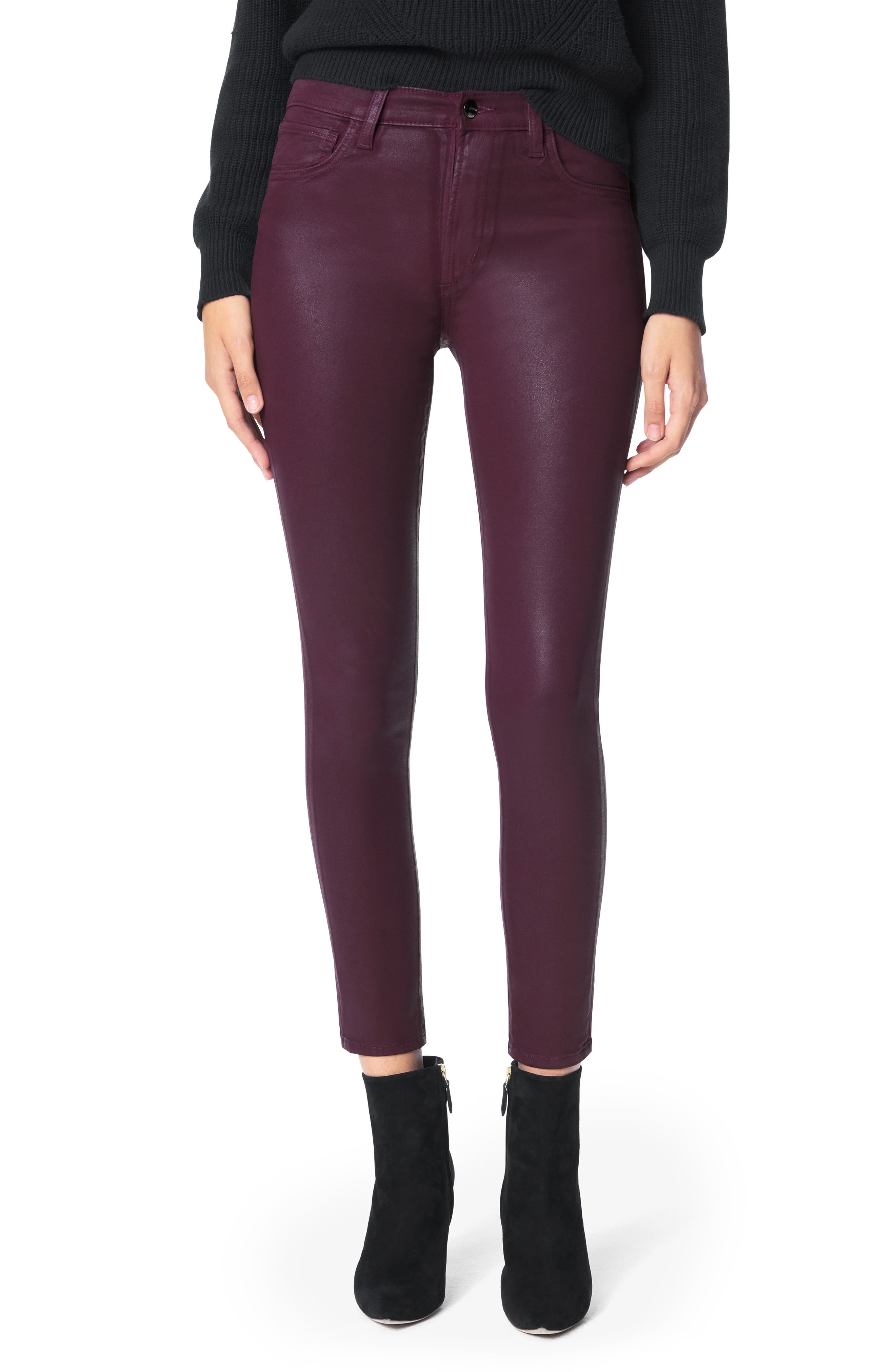 coated jeans womens