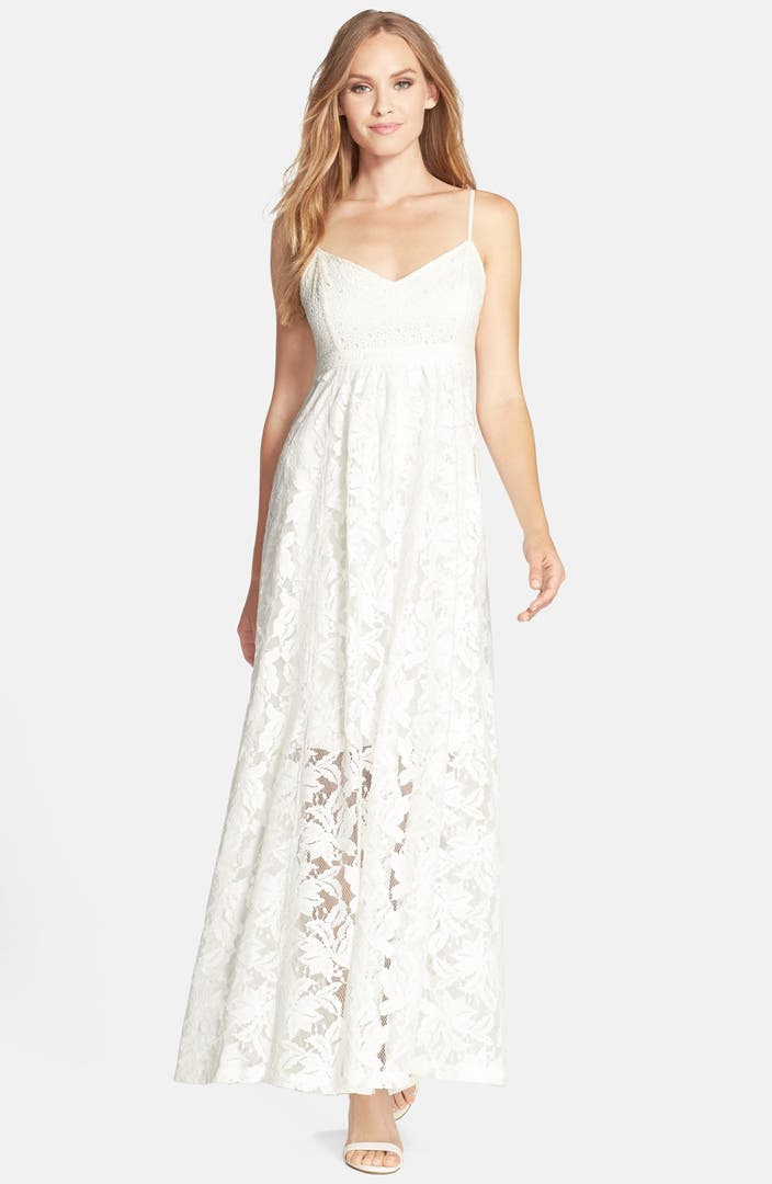 Plenty by Tracy Reese 'Aria' Lace & Eyelet Maxi Dress | Nordstrom