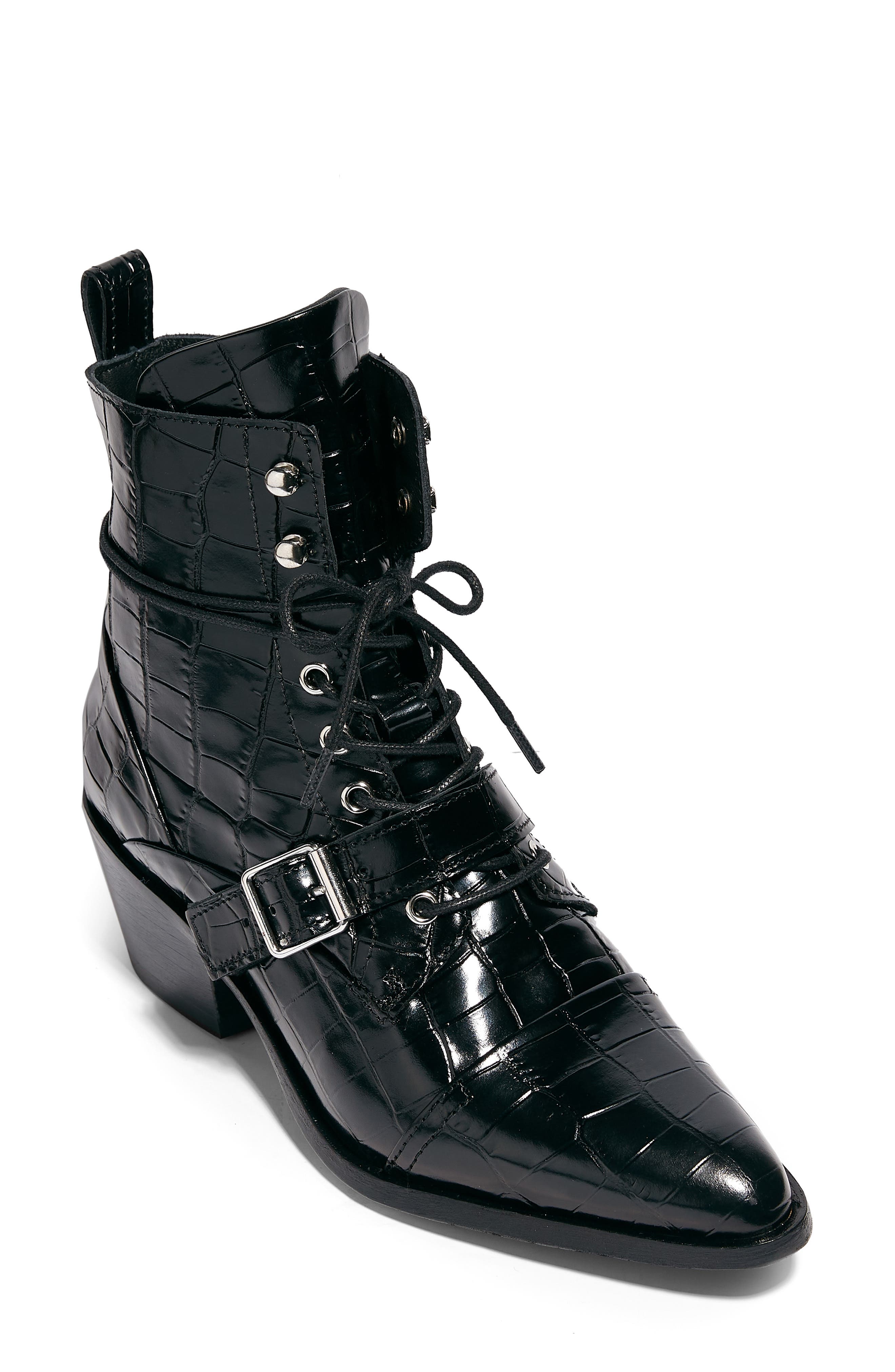 all saints lucie buckle boot