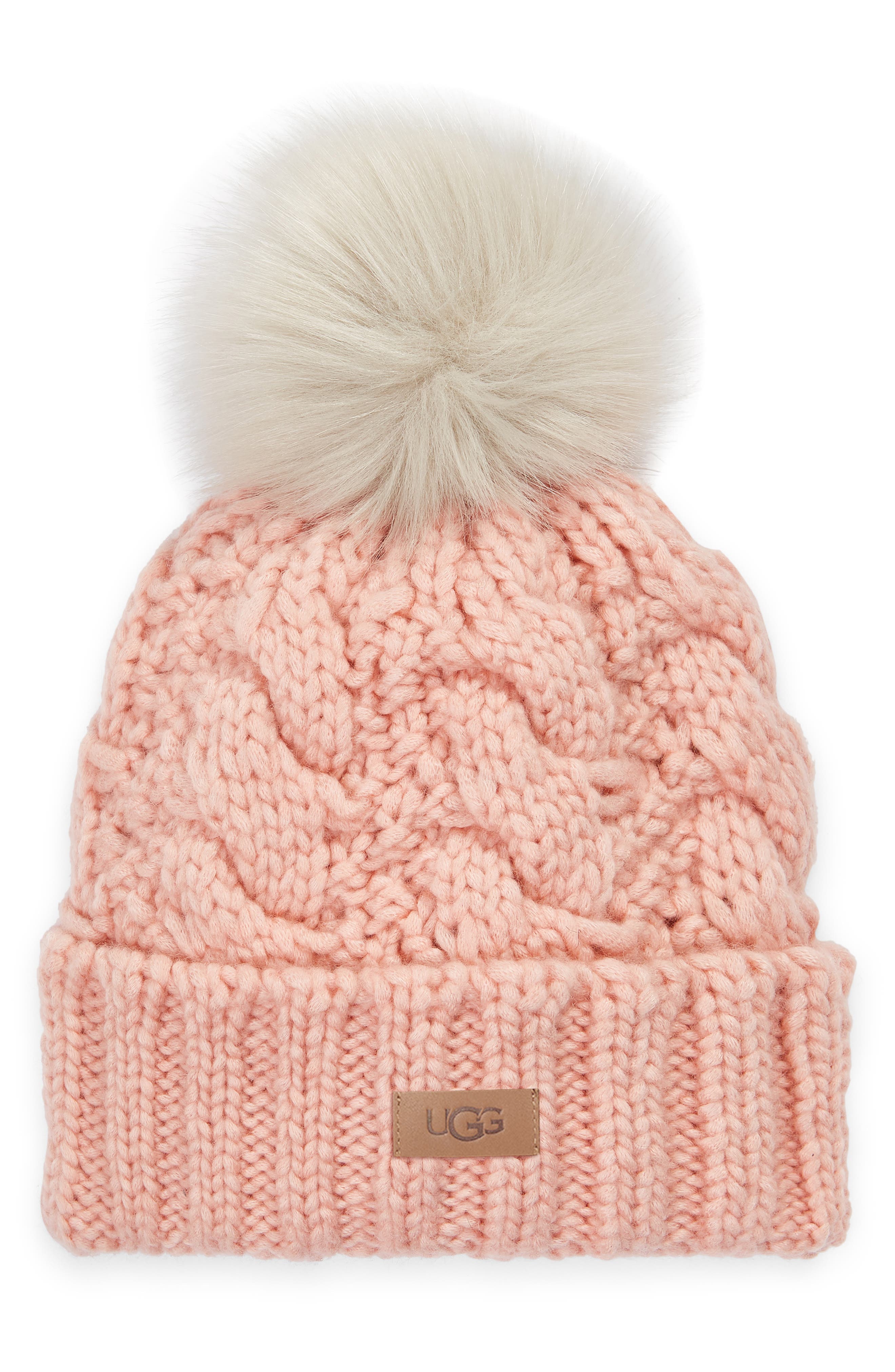 ugg solid sheepskin beanie