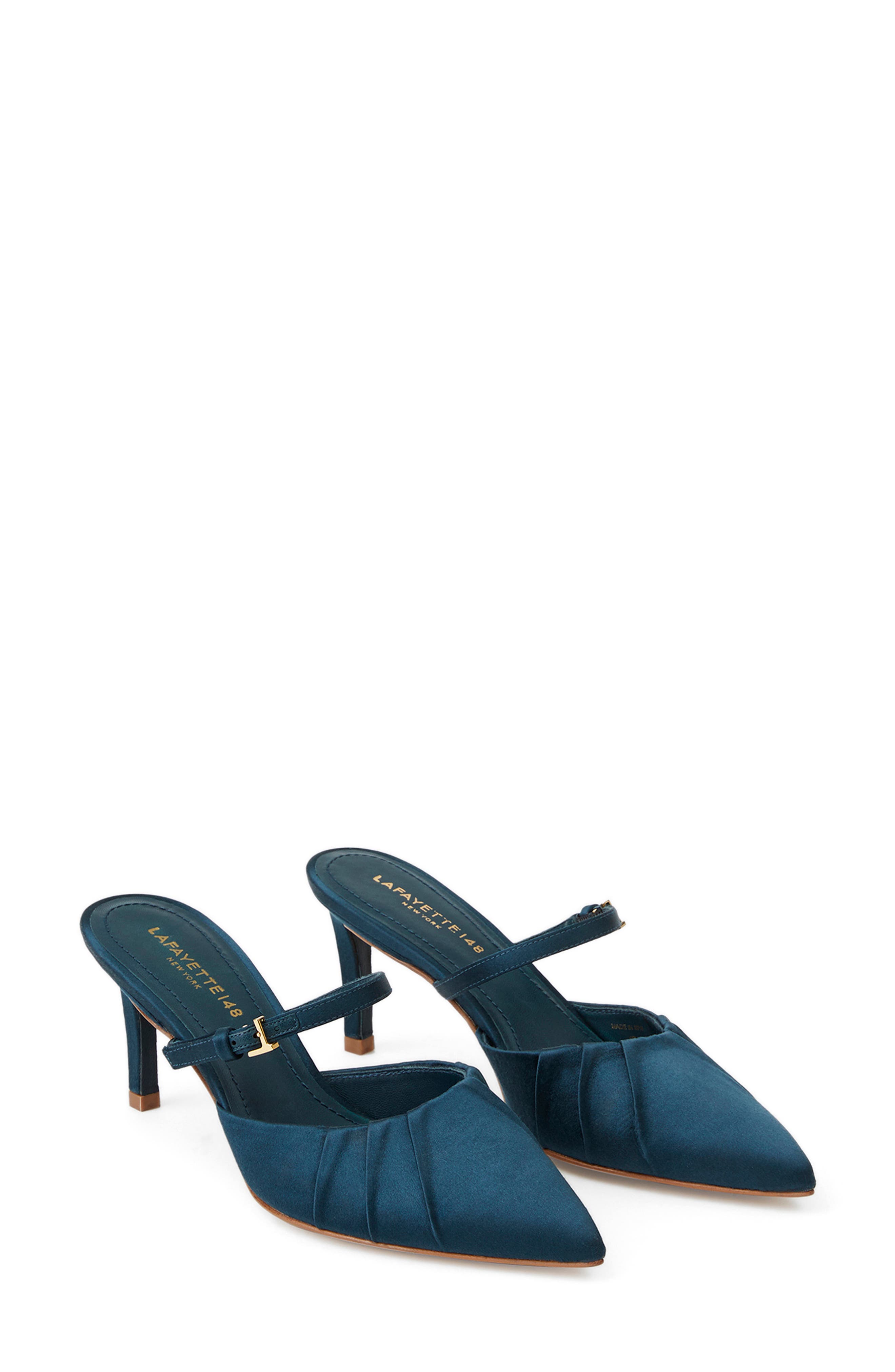 light blue designer heels