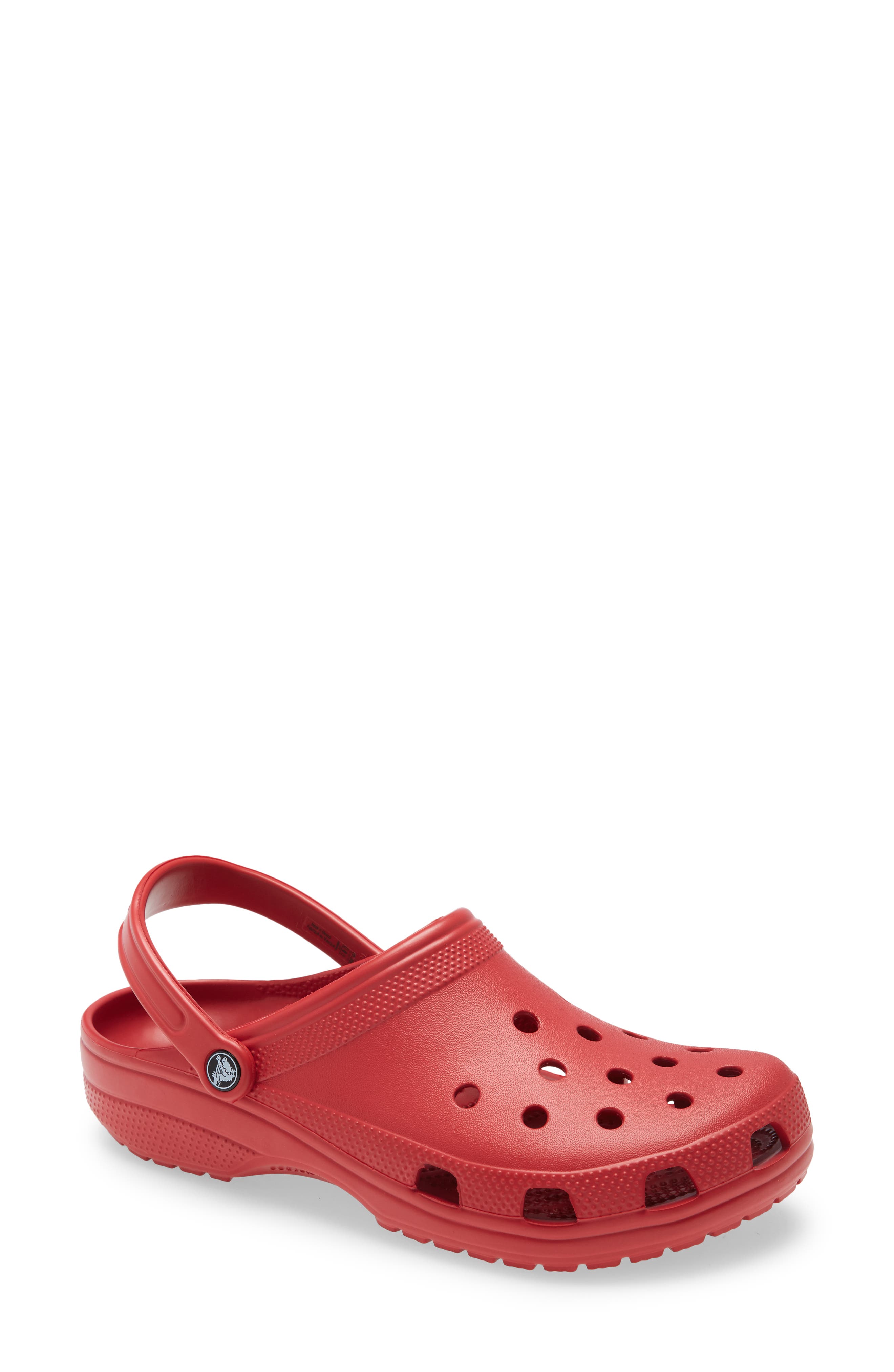 red mens crocs