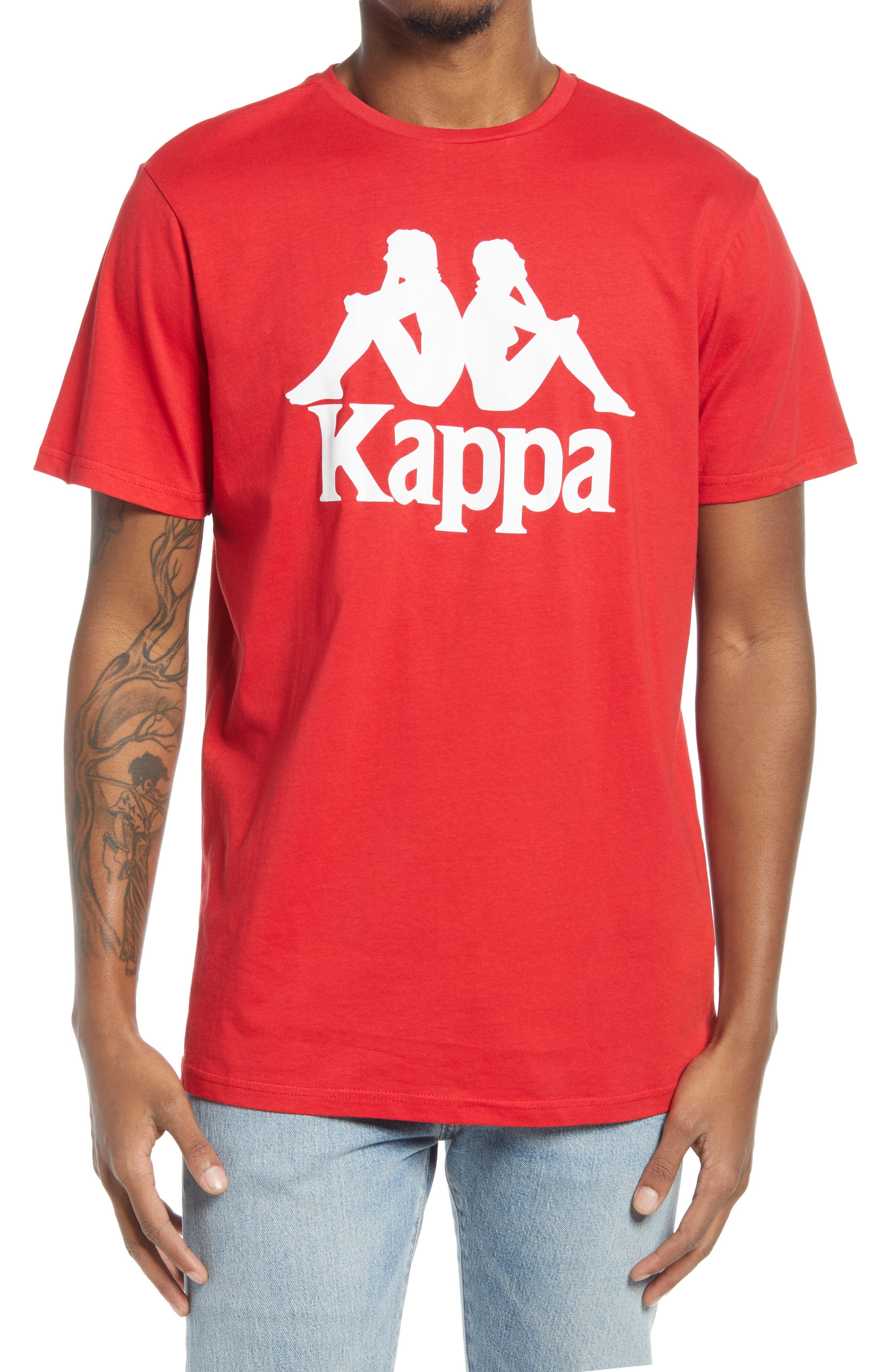 red kappa t shirt