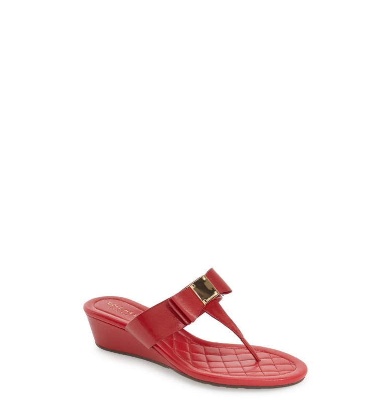Cole Haan 'Tali Bow' Wedge Sandal (Women) | Nordstrom