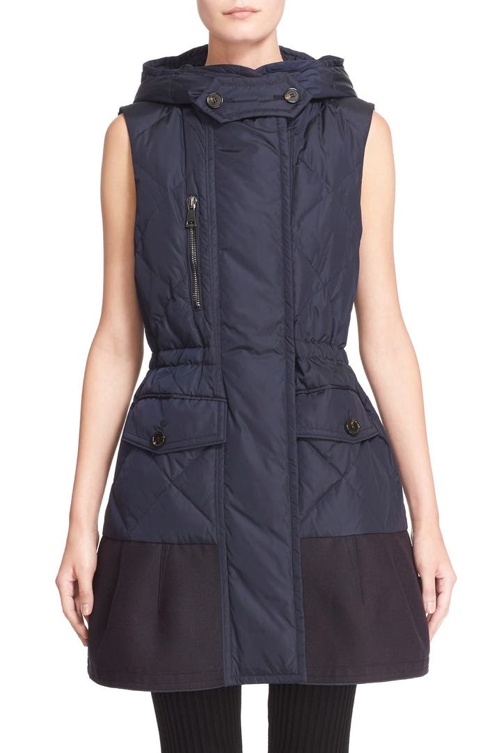 Moncler 'Eles' Water Resistant Quilted Hooded Down Vest | Nordstrom