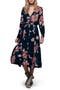 Free People 'Miranda' Floral Print Midi Dress | Nordstrom