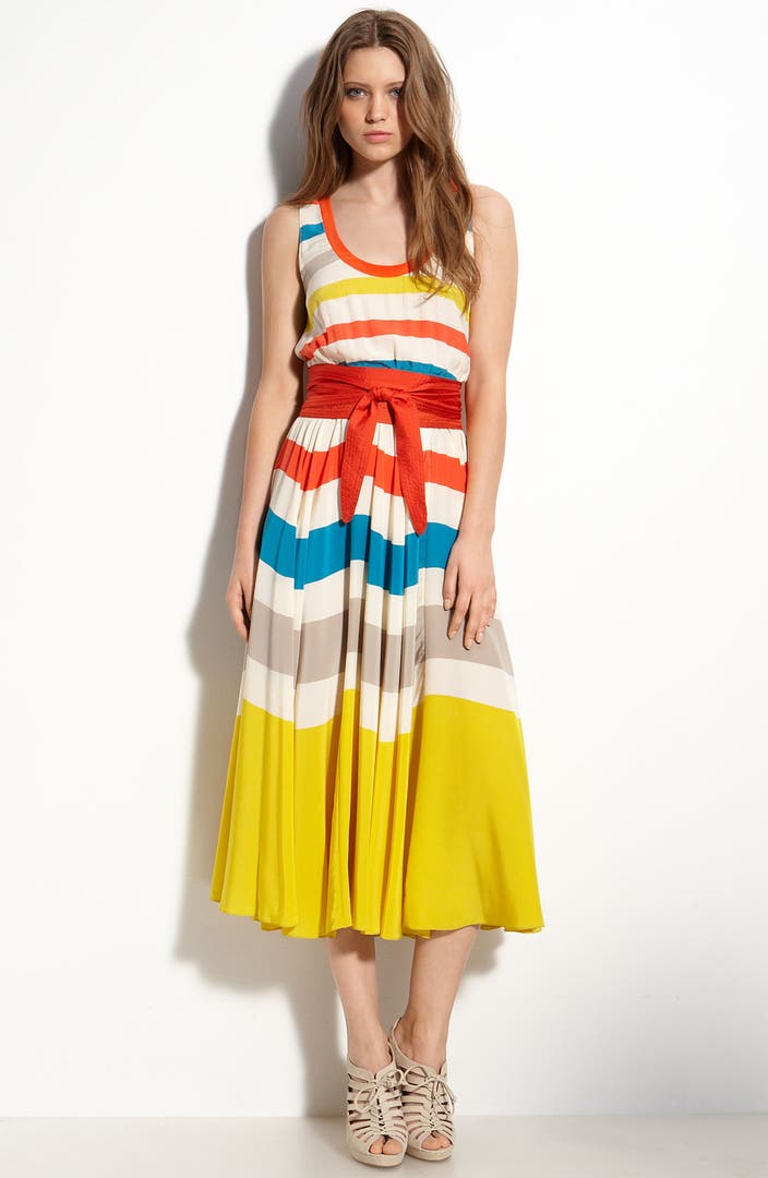 MARC BY MARC JACOBS 'Simone' Stripe Silk Dress | Nordstrom