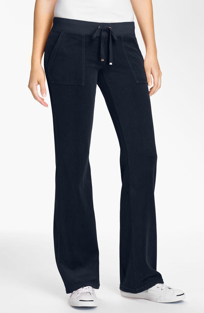 Juicy Couture Velour Pocket Pants (Online Only) | Nordstrom