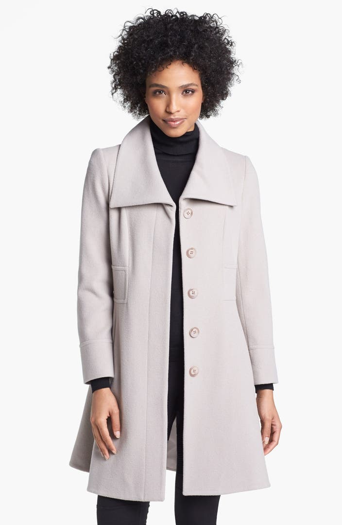 Helene Berman Wing Collar Wool Blend Coat | Nordstrom