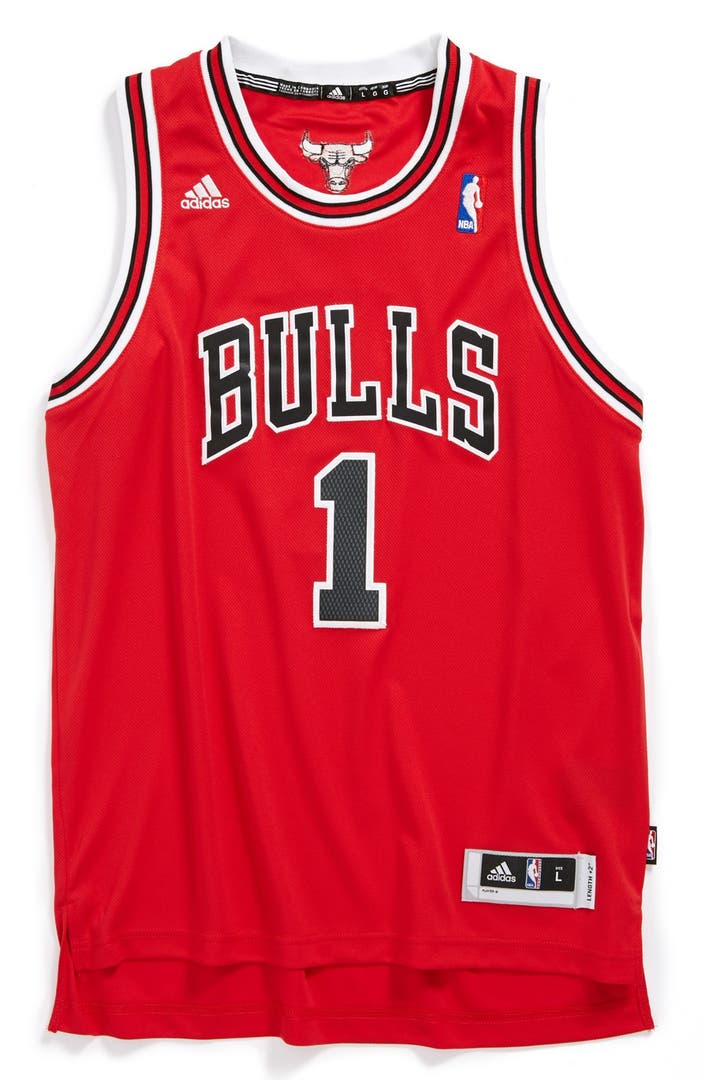 adidas 'Chicago Bulls, Derrick Rose - Swingman' Jersey (Big Boys ...