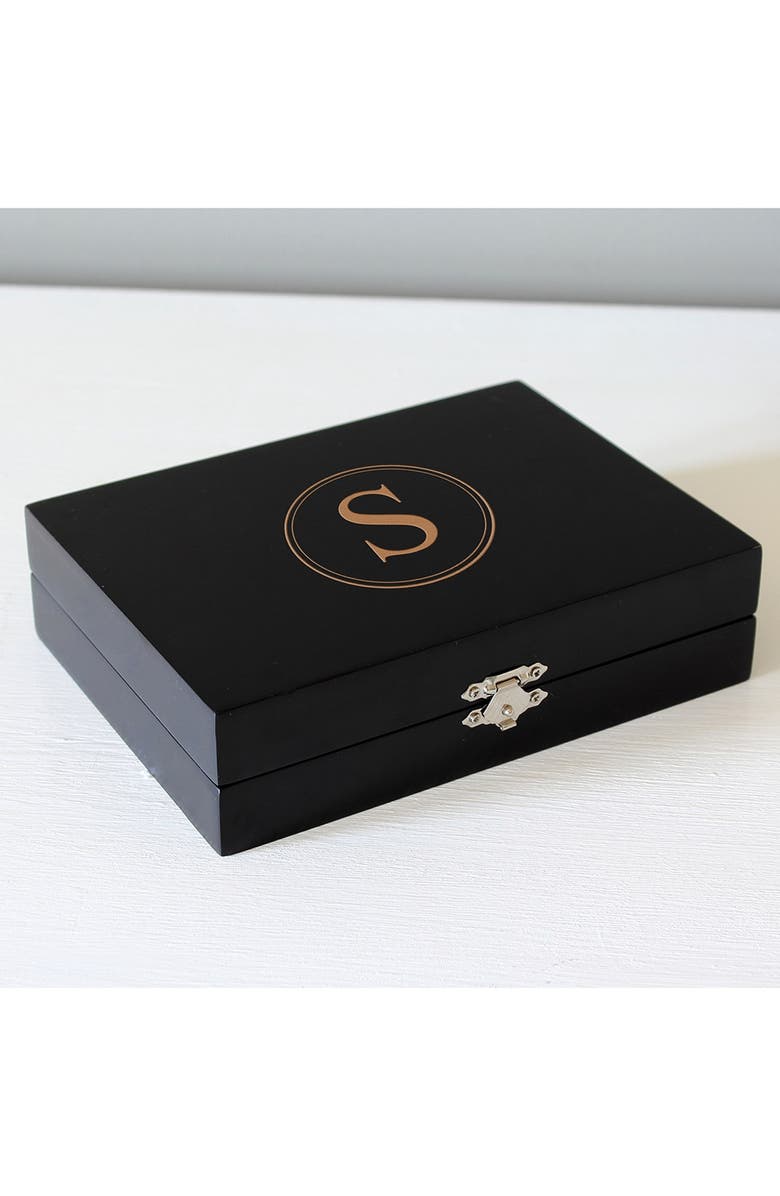 Cathy's Concepts Monogram Wooden Jewelry Box | Nordstrom