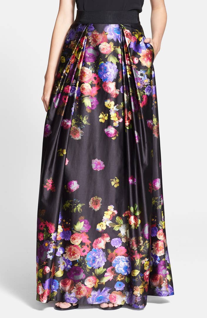 Milly 'Ball' Floral Print Skirt | Nordstrom