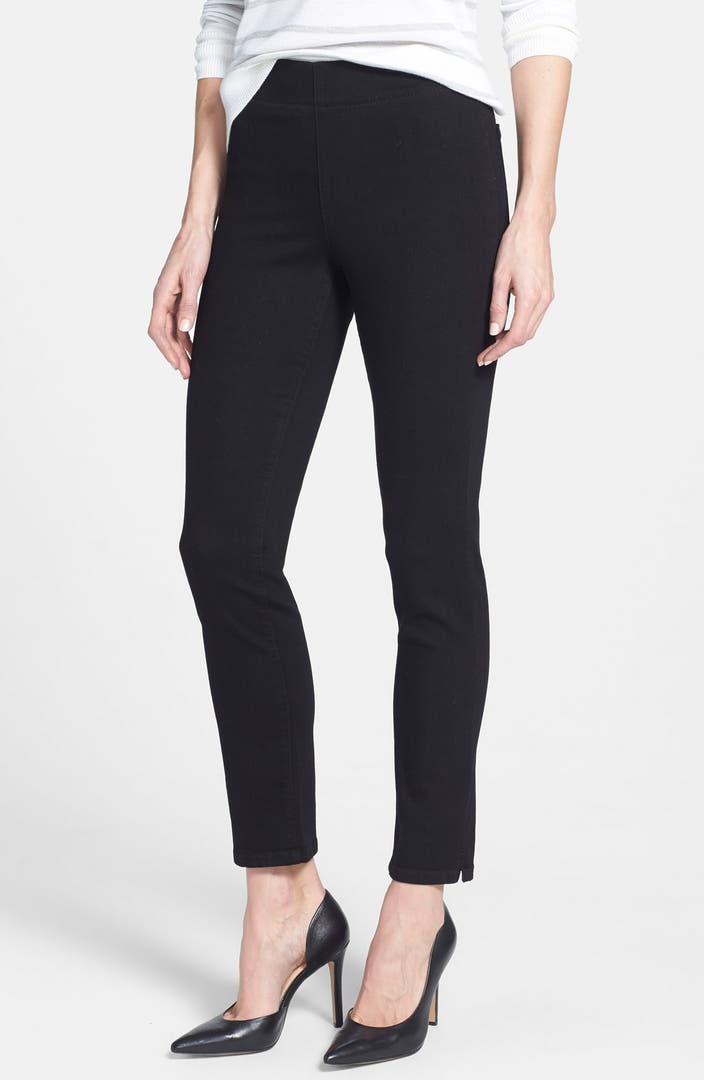 NYDJ Alina Stretch Ankle Jeans (Black) (Regular & Petite) | Nordstrom
