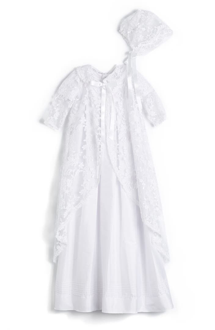 Isabel Garreton 'Renaissance' Christening Gown & Bonnet (Baby) | Nordstrom