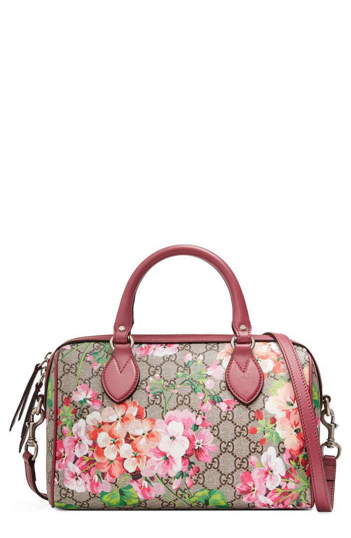Gucci Small Blooms Top Handle GG Supreme Canvas Bag | Nordstrom