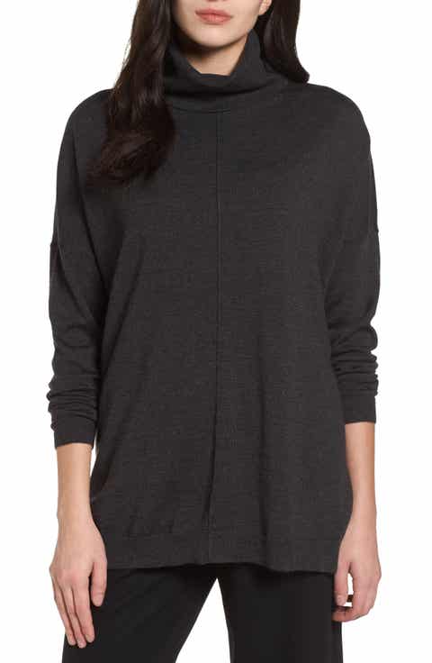 Women's Grey Turtleneck Sweaters | Nordstrom
