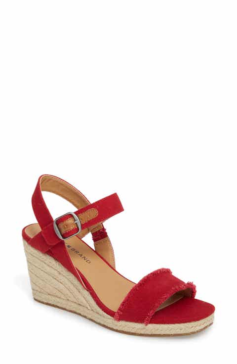 Women's Red Wedge Sandals | Nordstrom