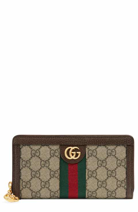 Gucci Ophidia GG Supreme Zip-Around Wallet