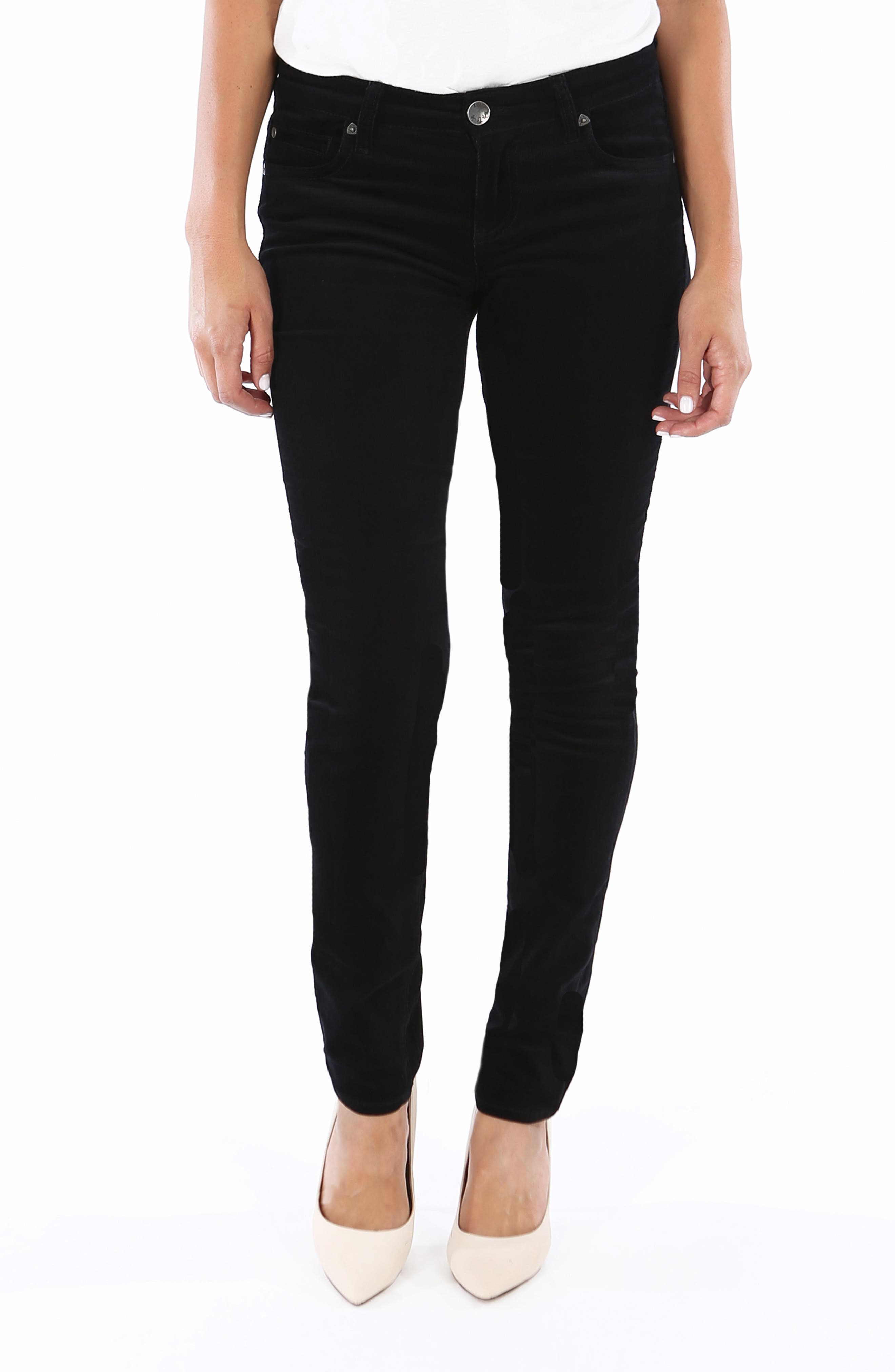 womens black capri jeans
