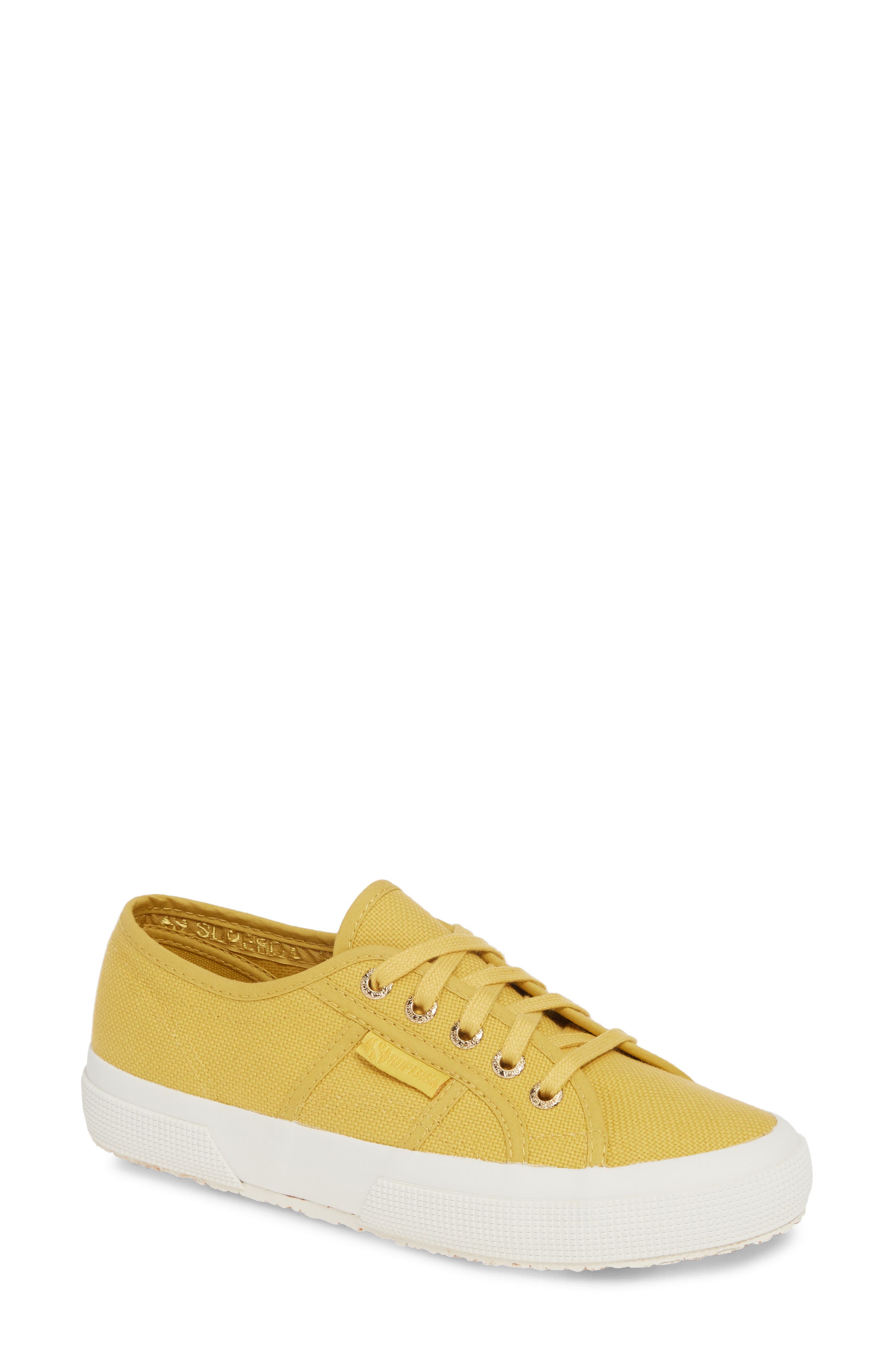 yellow slip on shoes womens