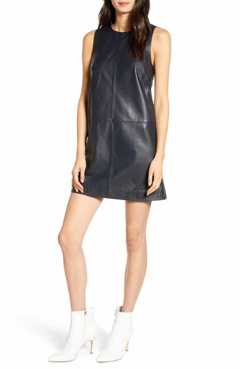 leather dress | Nordstrom