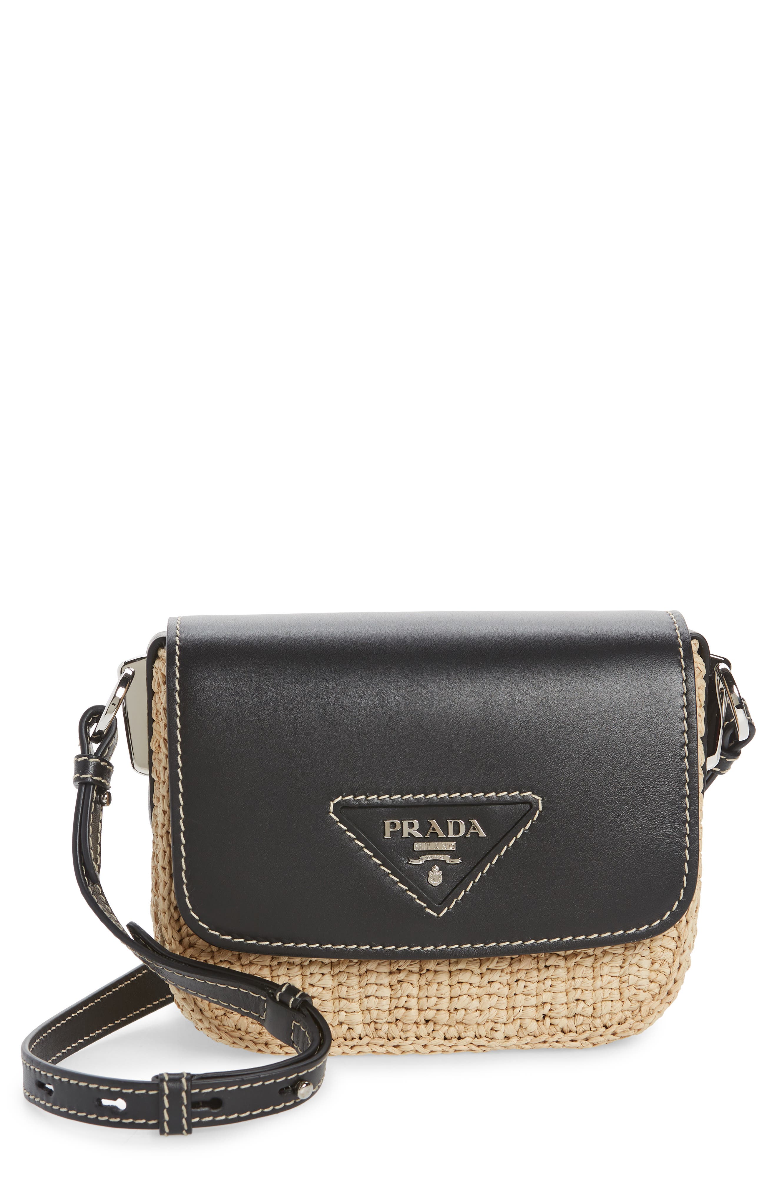 prada leather shoulder bag price