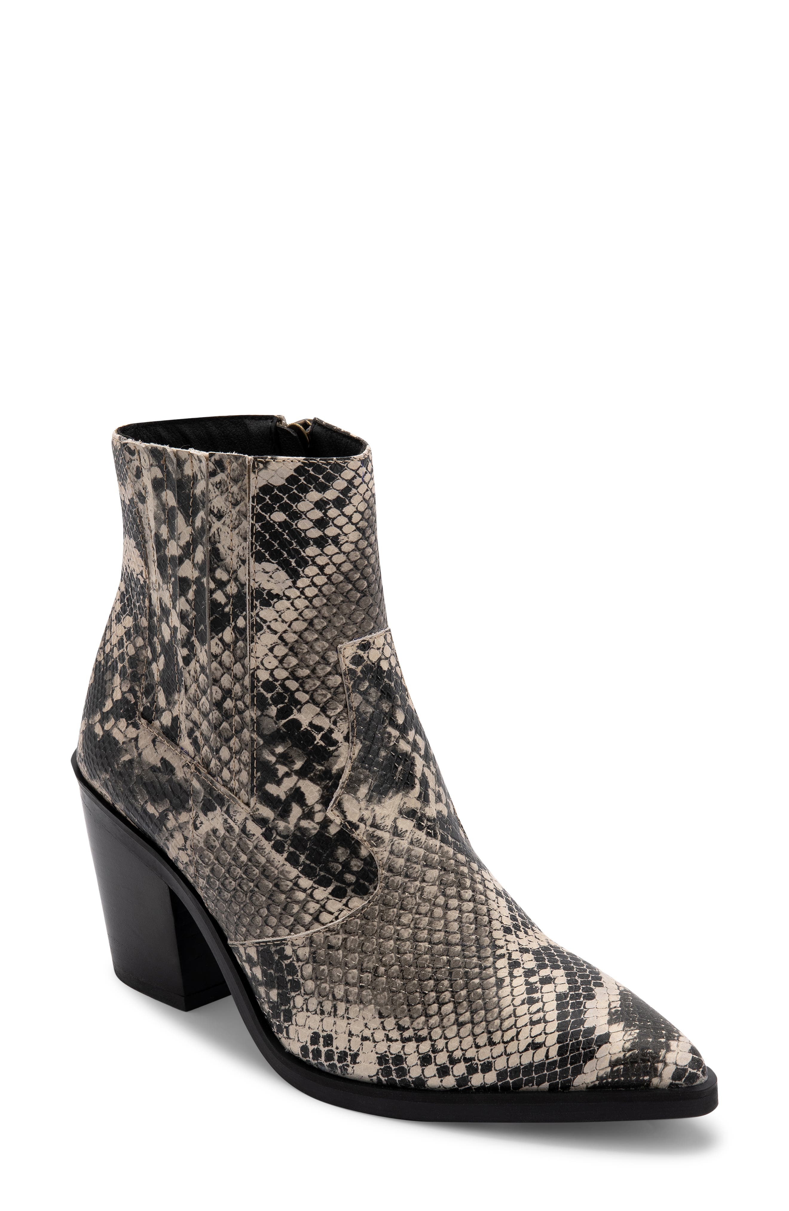 snakeskin booties nordstrom