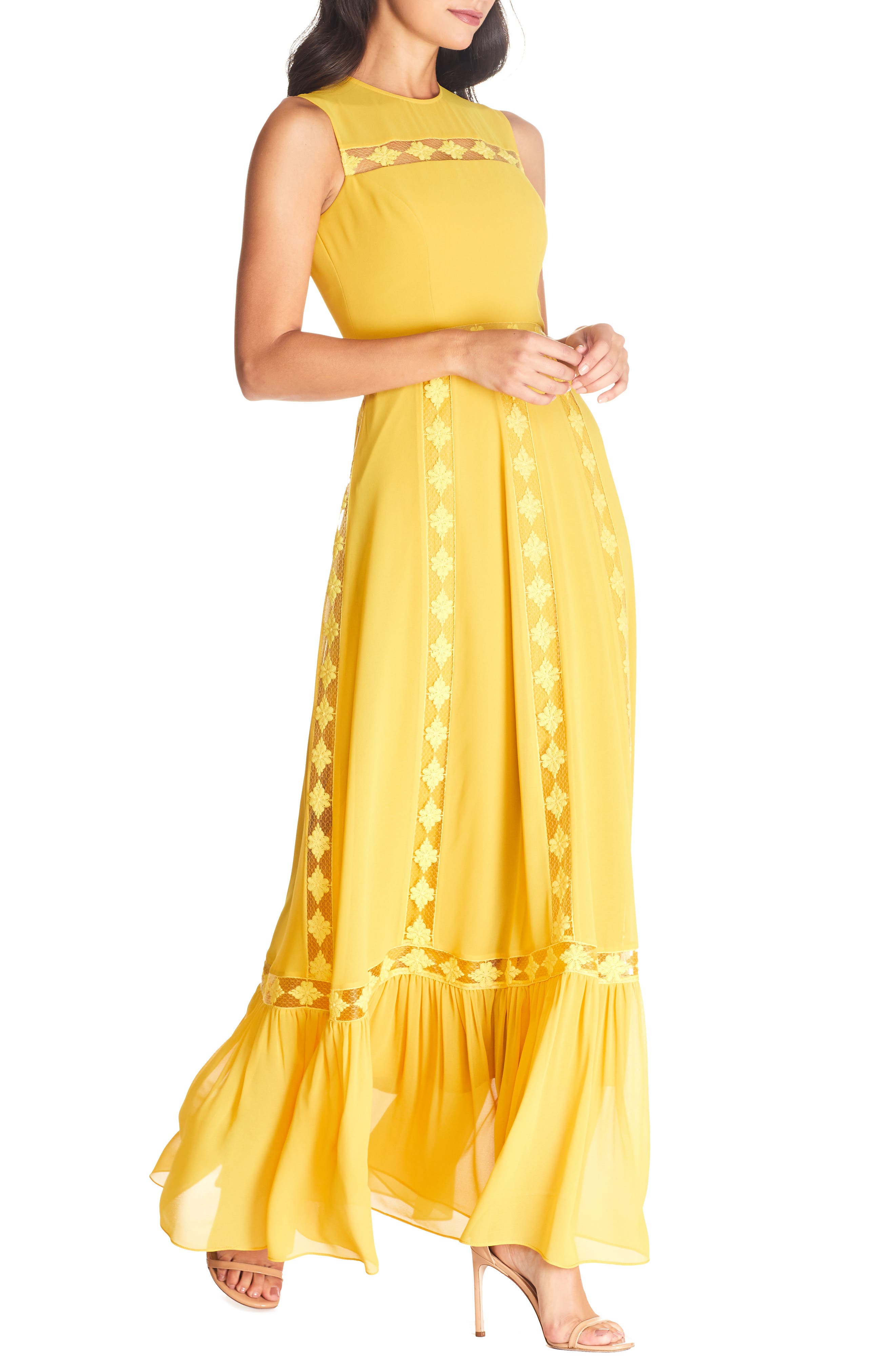 yellow dresses womens
