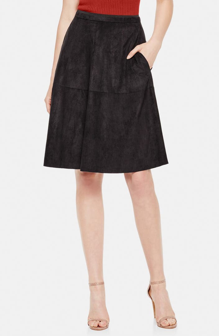 Vince Camuto Faux Suede A-Line Skirt | Nordstrom