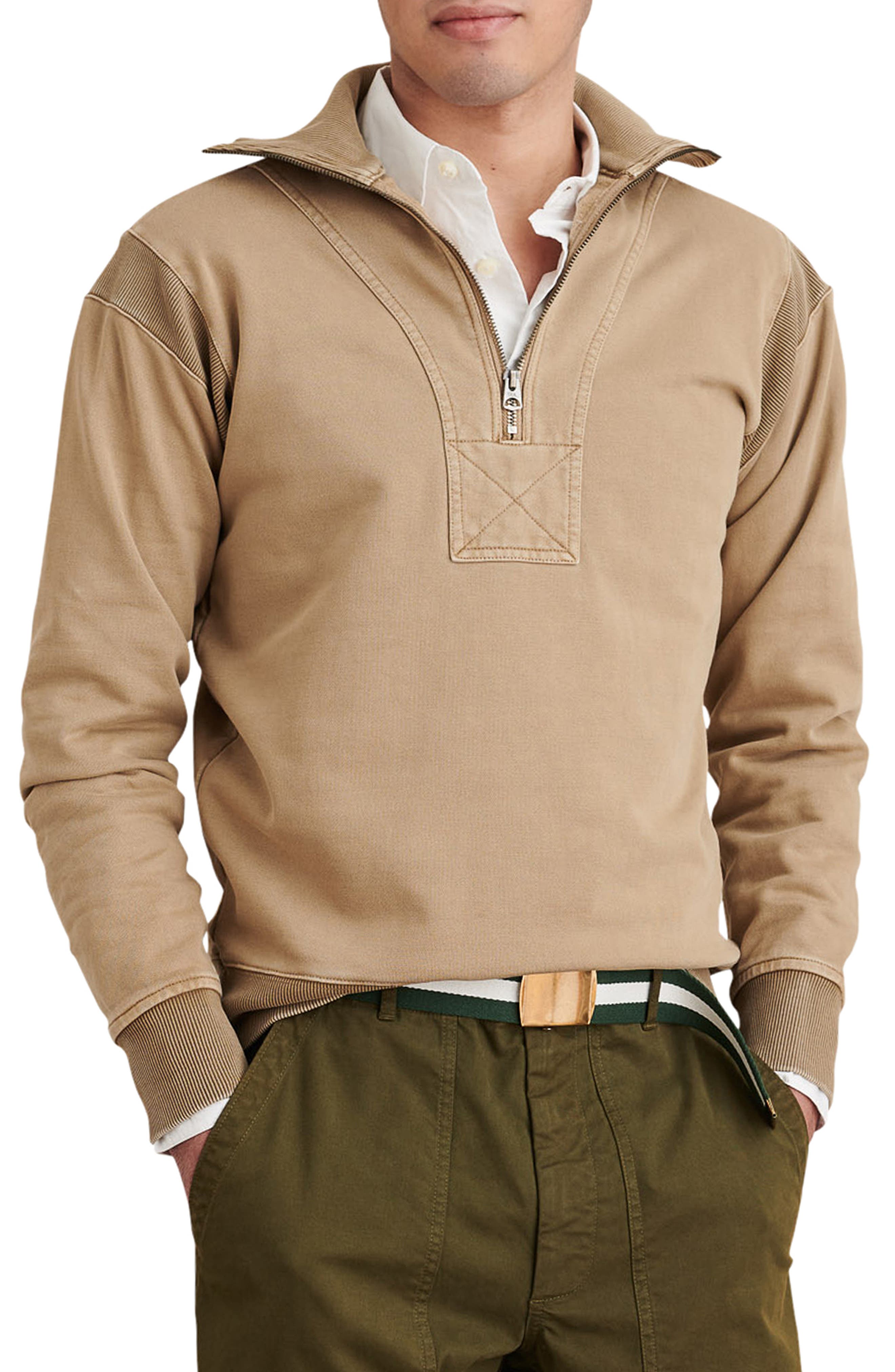 Half Zip Sweater Beige on Sale, 50% OFF | www.rupit.com