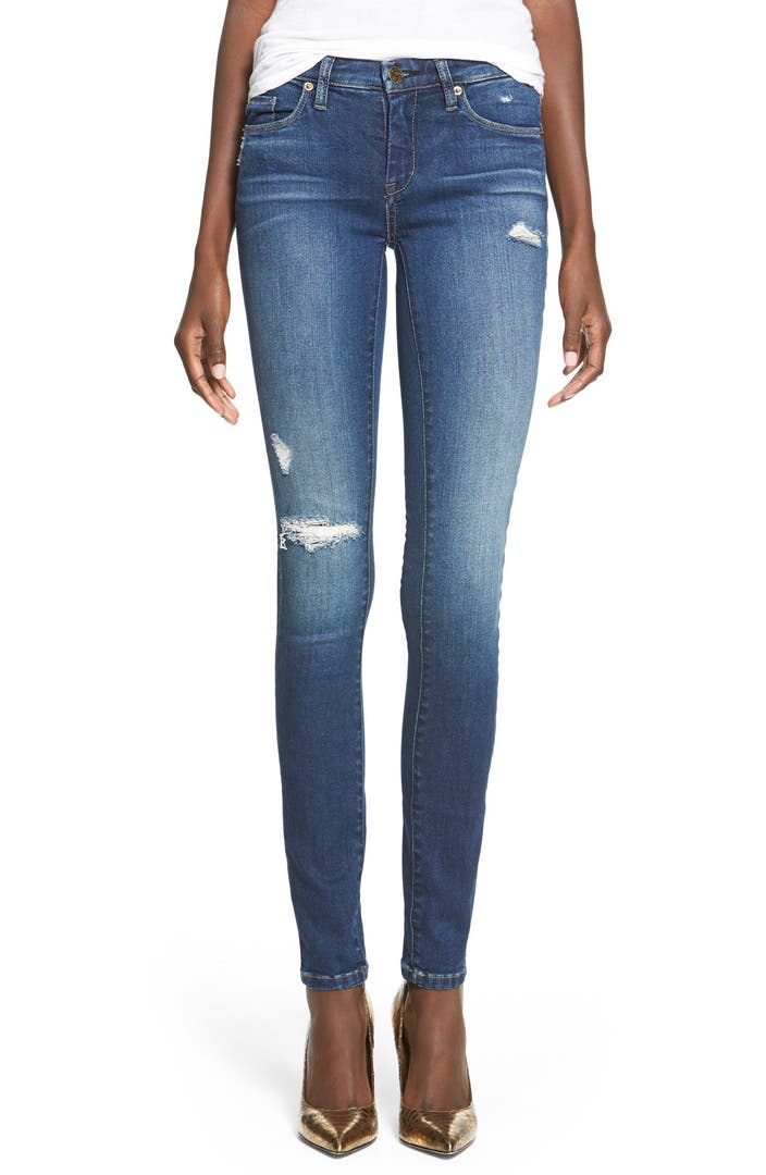 BLANKNYC 'Hotel' Distressed Skinny Jeans (Blue) | Nordstrom