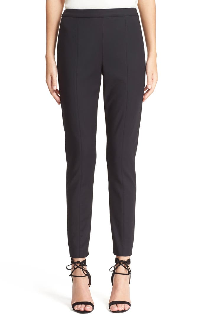 St. John Collection 'Alexa' Stretch Micro Ottoman Ankle Pants | Nordstrom