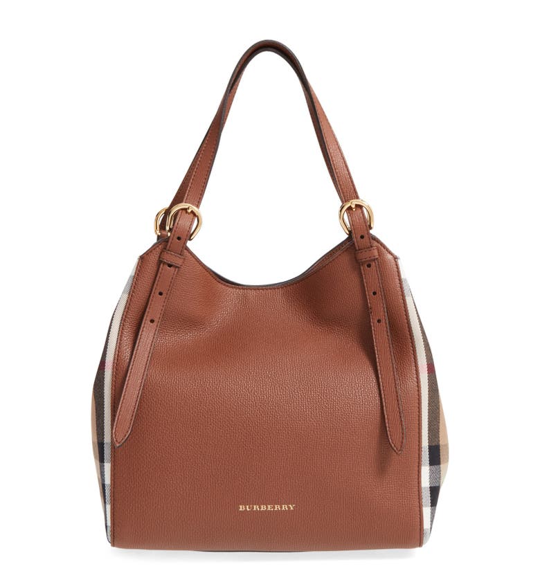 Burberry 'Canterbury' House Check & Leather Tote | Nordstrom