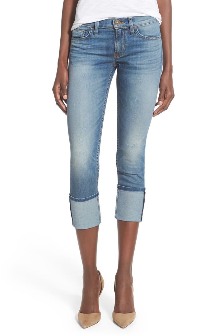 Hudson Jeans 'Muse' Cuff Crop Jeans | Nordstrom