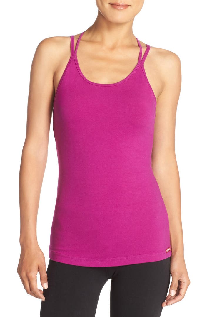 Hard Tail 'Double Cross' Stretch Cotton Camisole | Nordstrom