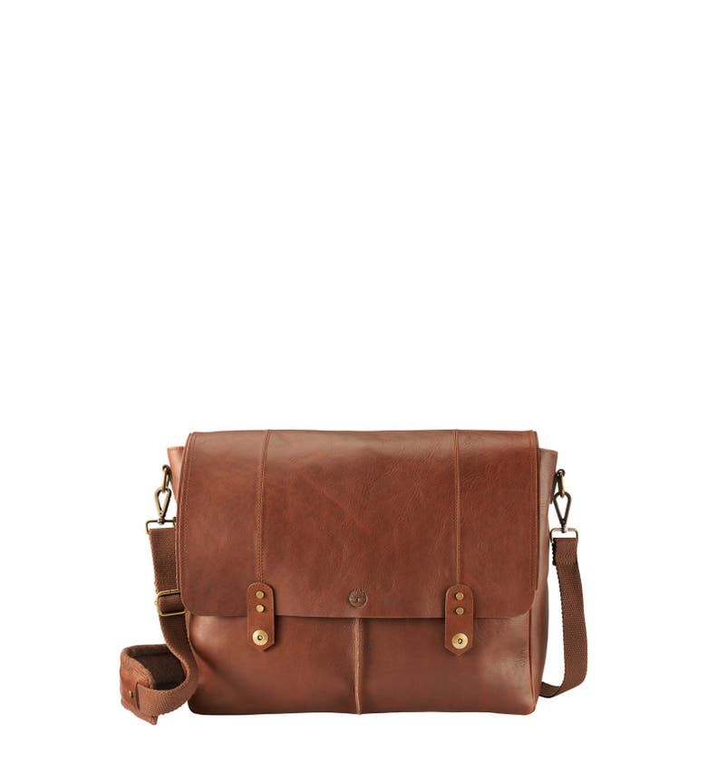 Timberland 'Walnut Hill' Leather Messenger Bag | Nordstrom