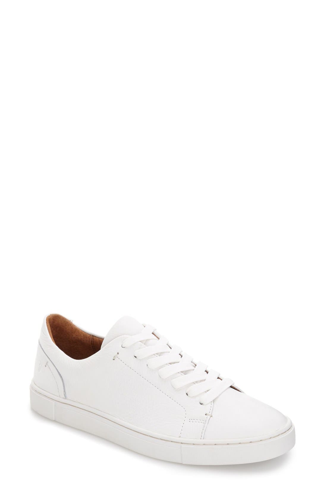 womens white sneakers leather