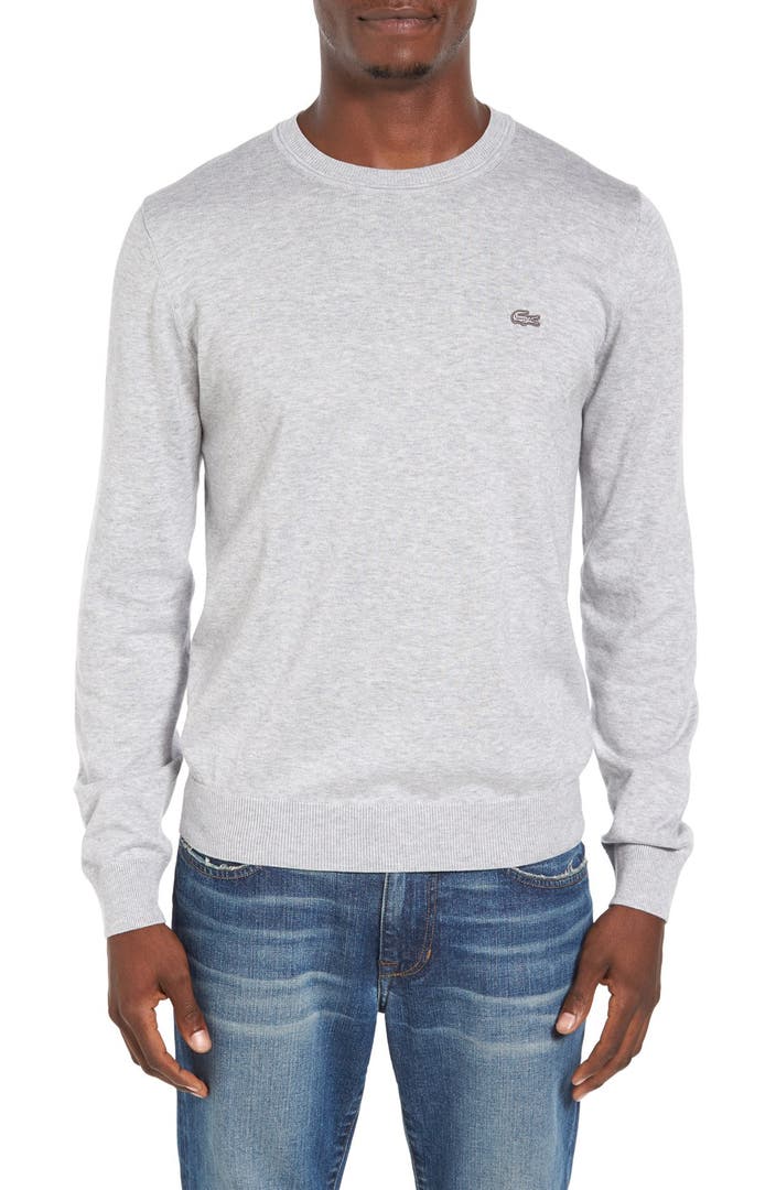 Lacoste Jersey Knit Crewneck Sweater | Nordstrom