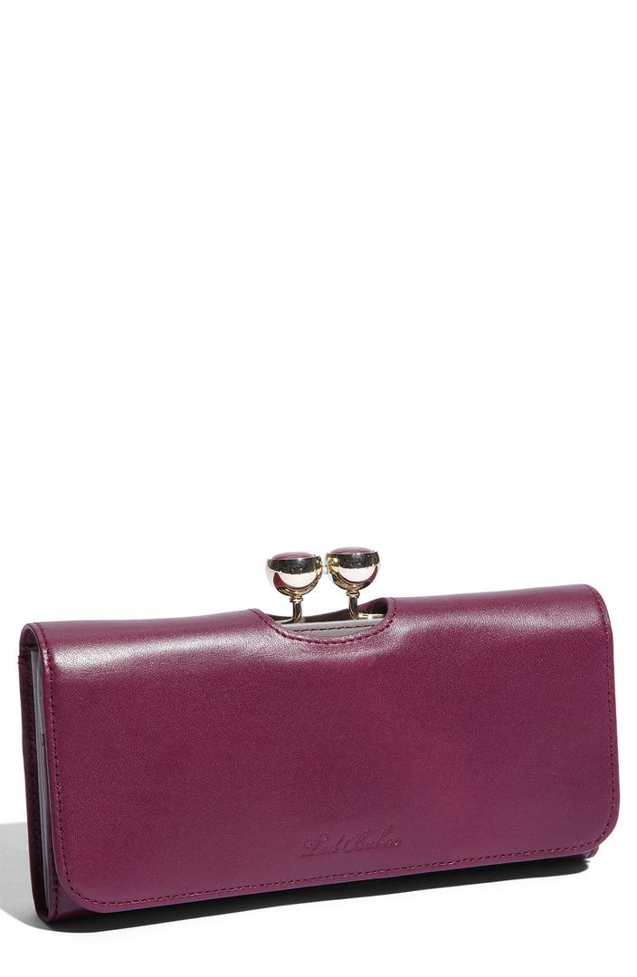 Ted Baker London 'Bobble' Leather Matinee Wallet | Nordstrom